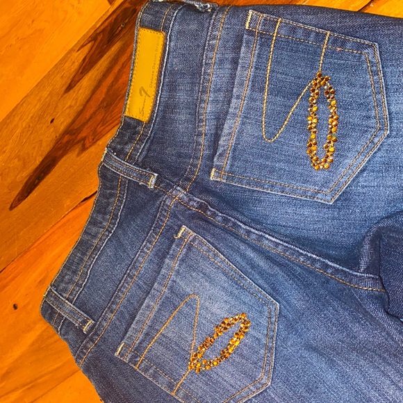 Seven7 Other - SEVEN 7 JEANS VINTAGE RHINESTONES WOMENS LIKE NEW